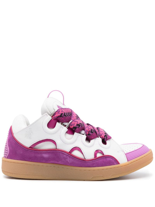 Purple Curb Panelled Sneakers