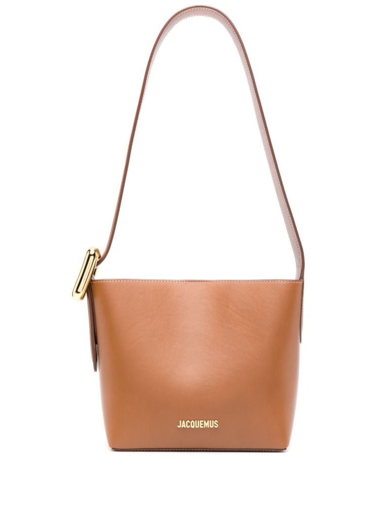 Brown Le Petit Regalo Leather Tote Bag