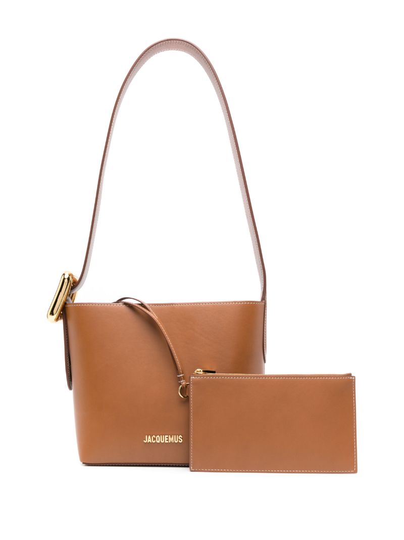 Brown Le Petit Regalo Leather Tote Bag