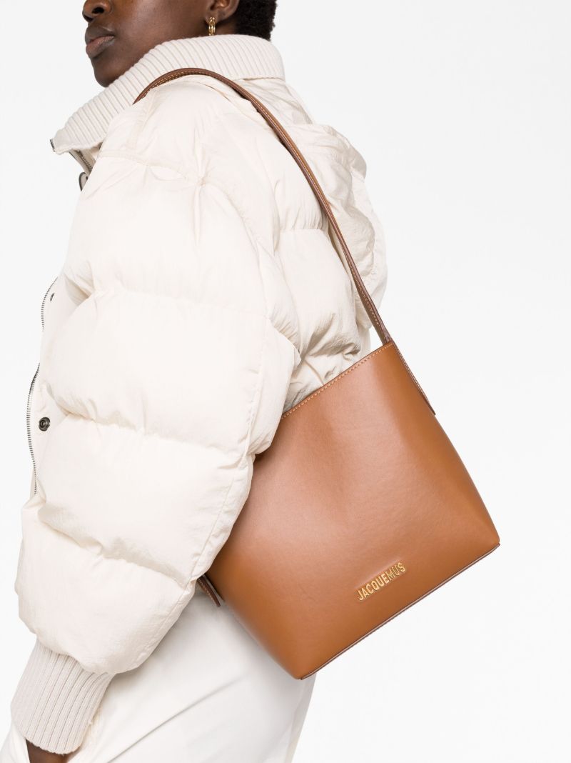 Brown Le Petit Regalo Leather Tote Bag