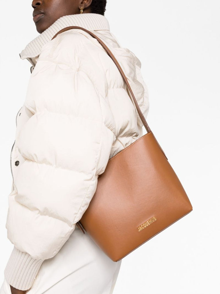 Brown Le Petit Regalo Leather Tote Bag