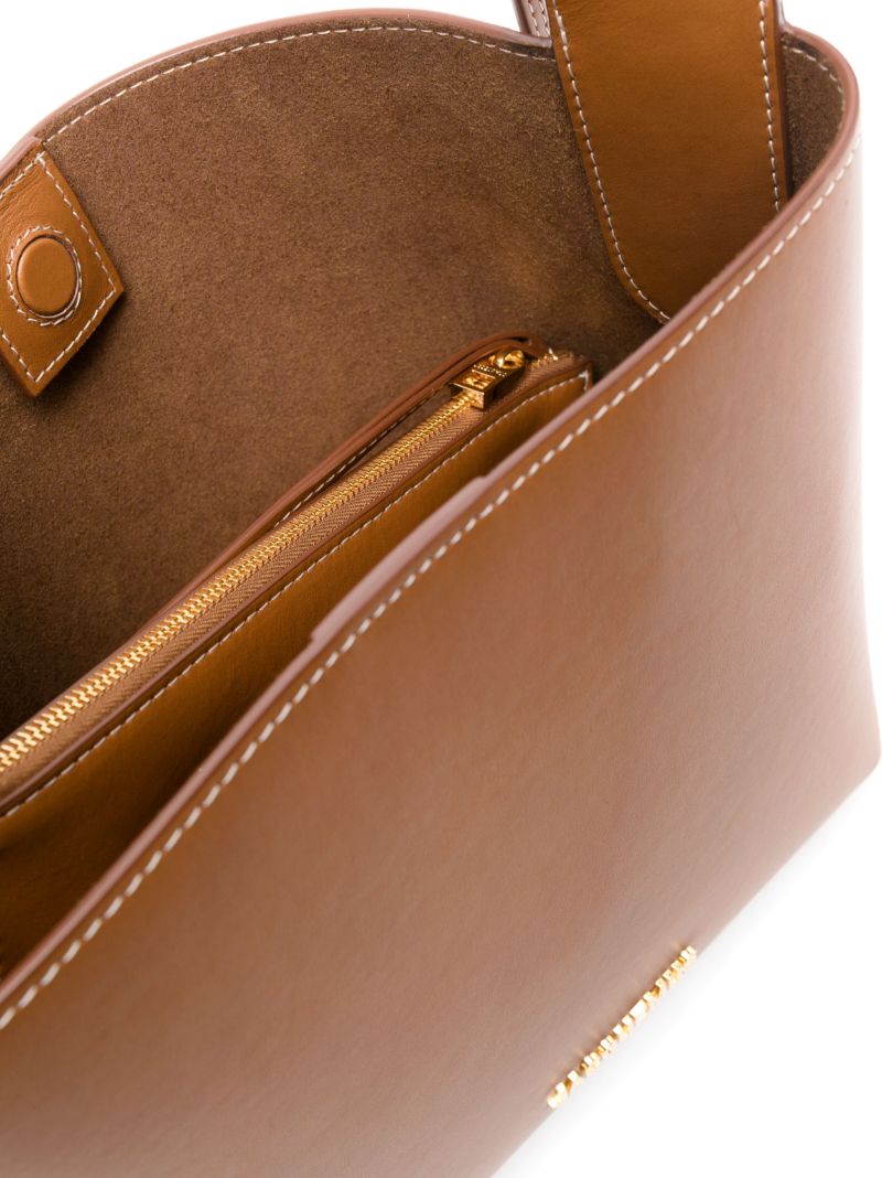 Brown Le Petit Regalo Leather Tote Bag