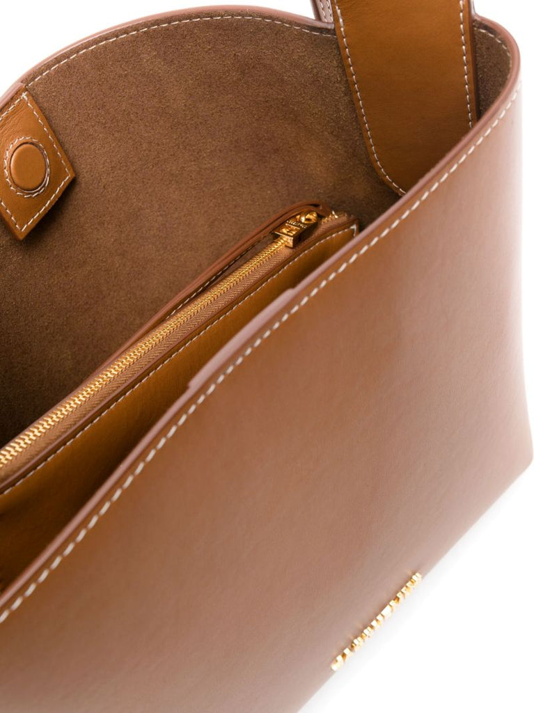 Brown Le Petit Regalo Leather Tote Bag