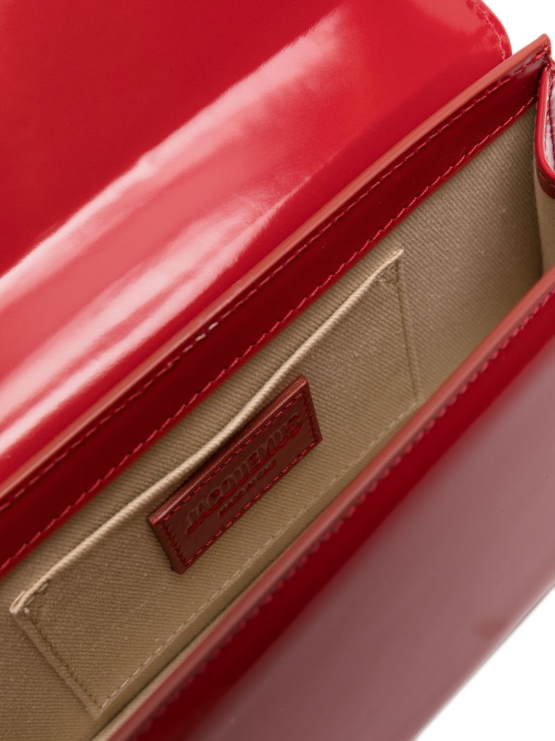 Red Le Chiquito Long Boucle Leather Top Handle Bag