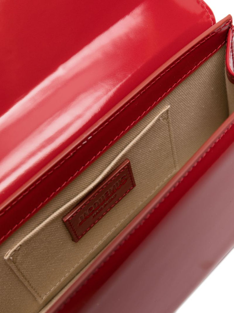 Red Le Chiquito Long Boucle Leather Top Handle Bag