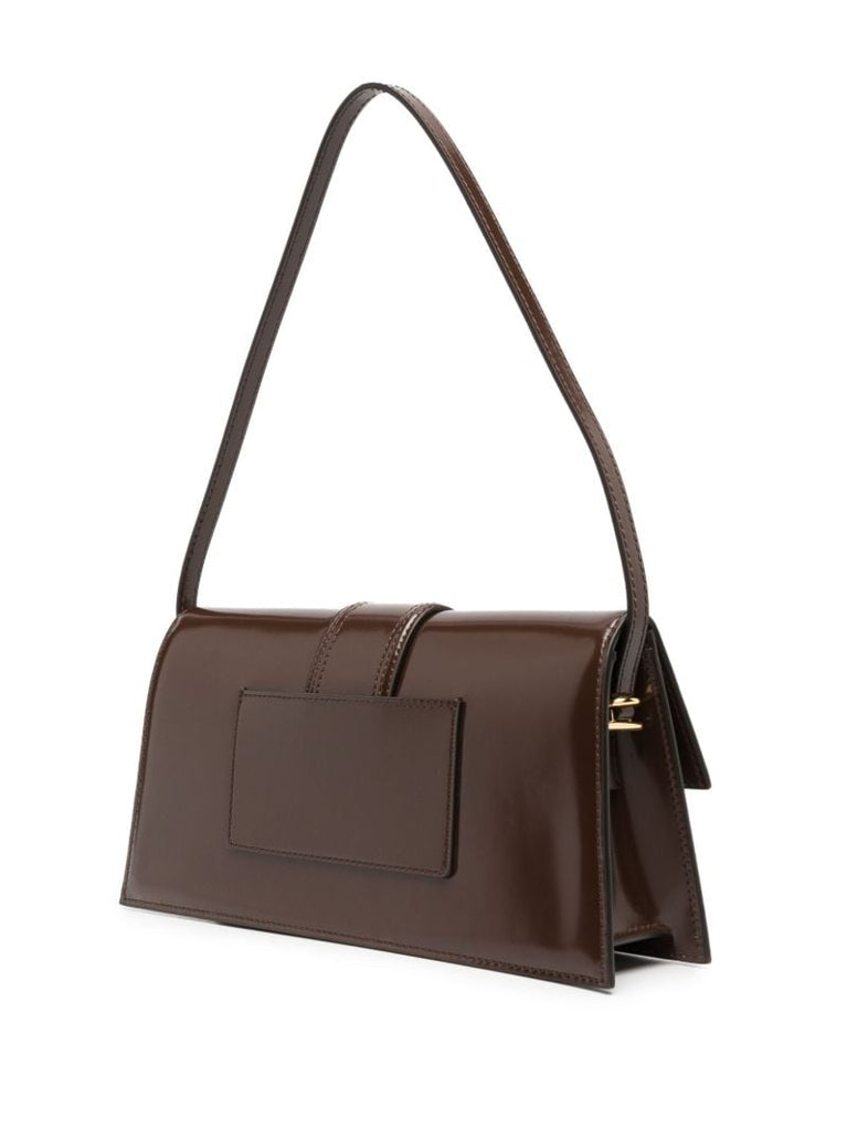 Brown Le Bambino Long Leather Shoulder Bag