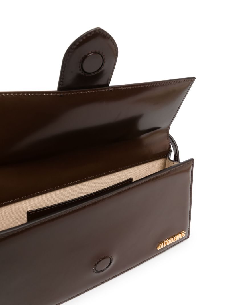 Brown Le Bambino Long Leather Shoulder Bag
