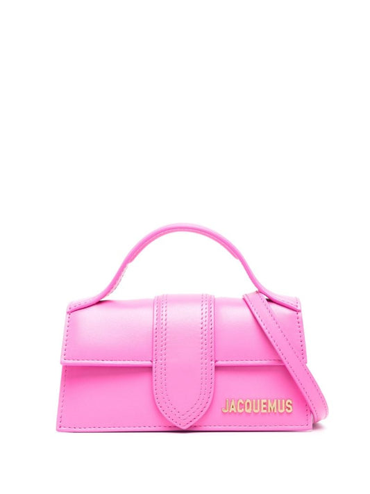 Pink Le Bambino Mini Leather Shoulder Bag