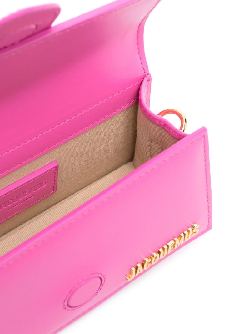 Pink Le Bambino Mini Leather Shoulder Bag