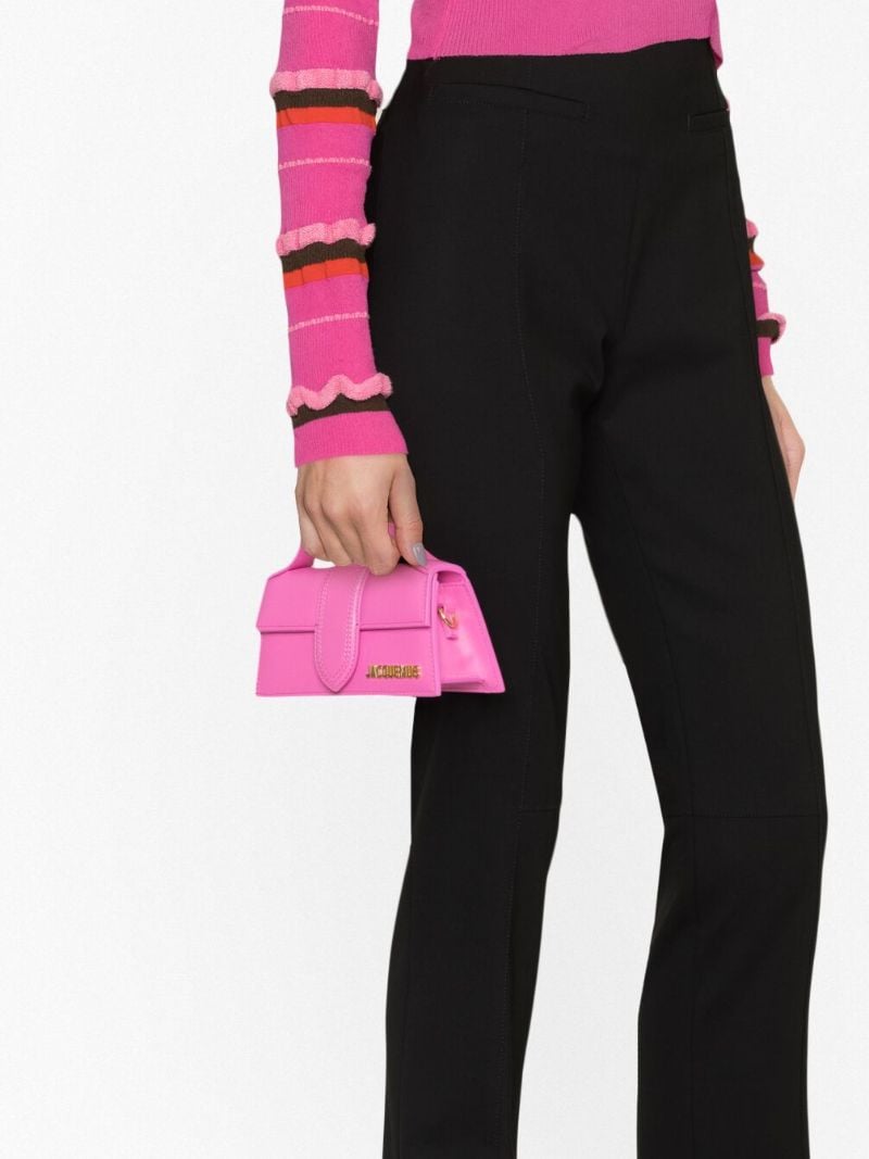 Pink Le Bambino Mini Leather Shoulder Bag