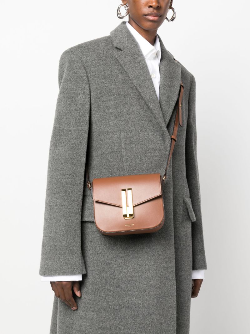 Brown Vancouver Leather Cross Body Bag