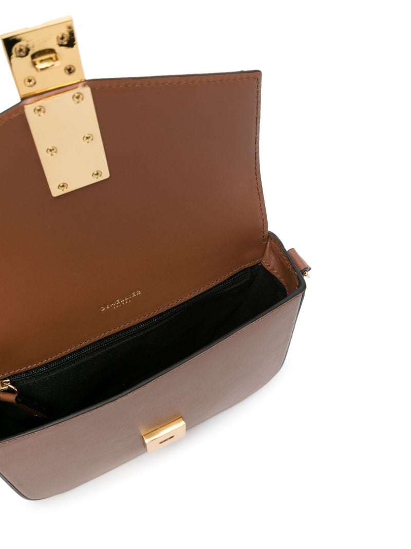 Brown Vancouver Leather Cross Body Bag