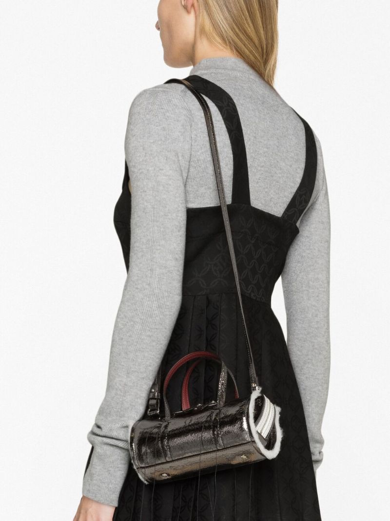 Silver Anona Barrel Tote Bag
