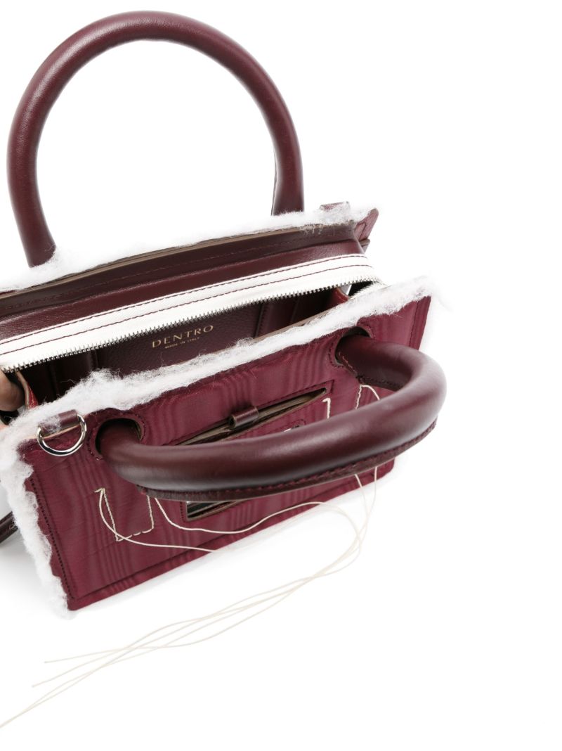 Red Otto Mini Moire Tote Bag
