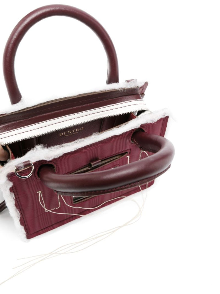 Red Otto Mini Moire Tote Bag