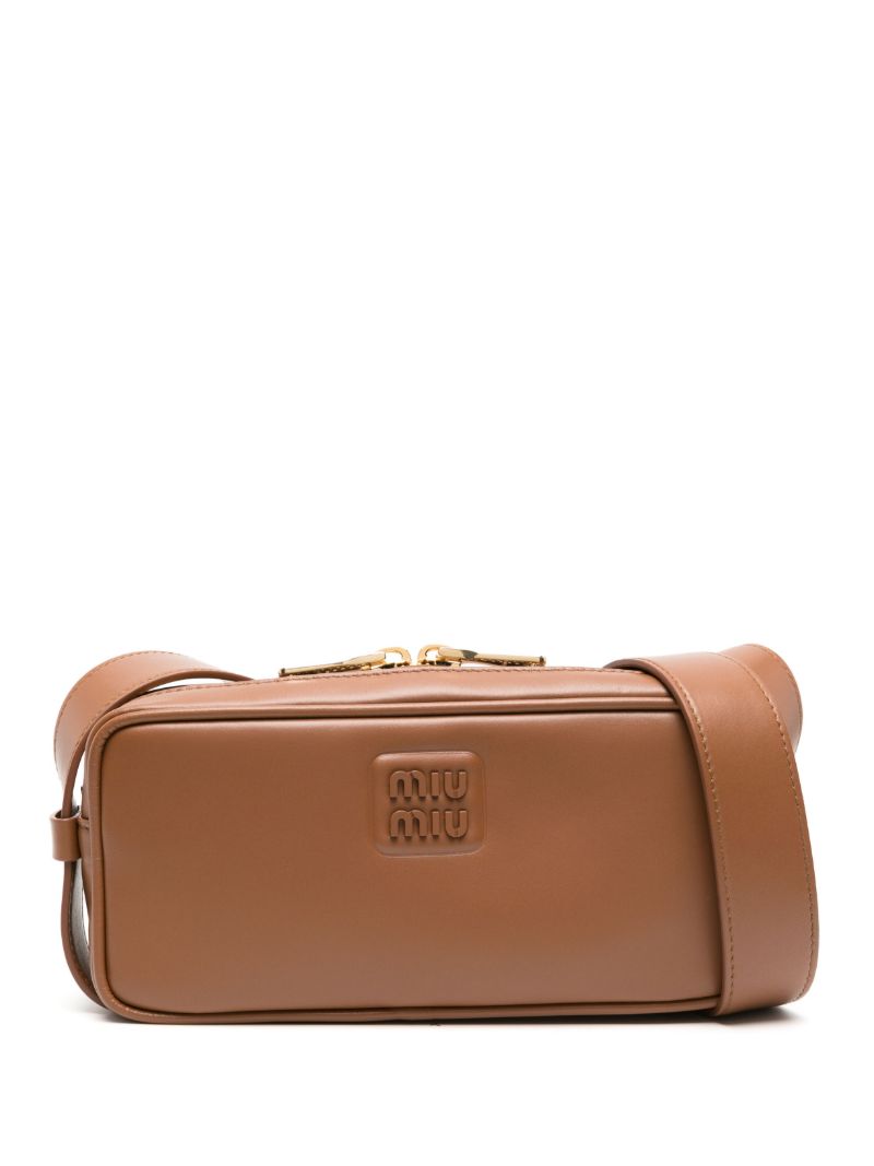 Brown Arcadie Leather Mini Bag