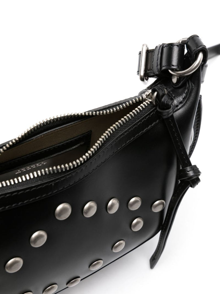 Black Oskan Leather Shoulder Bag