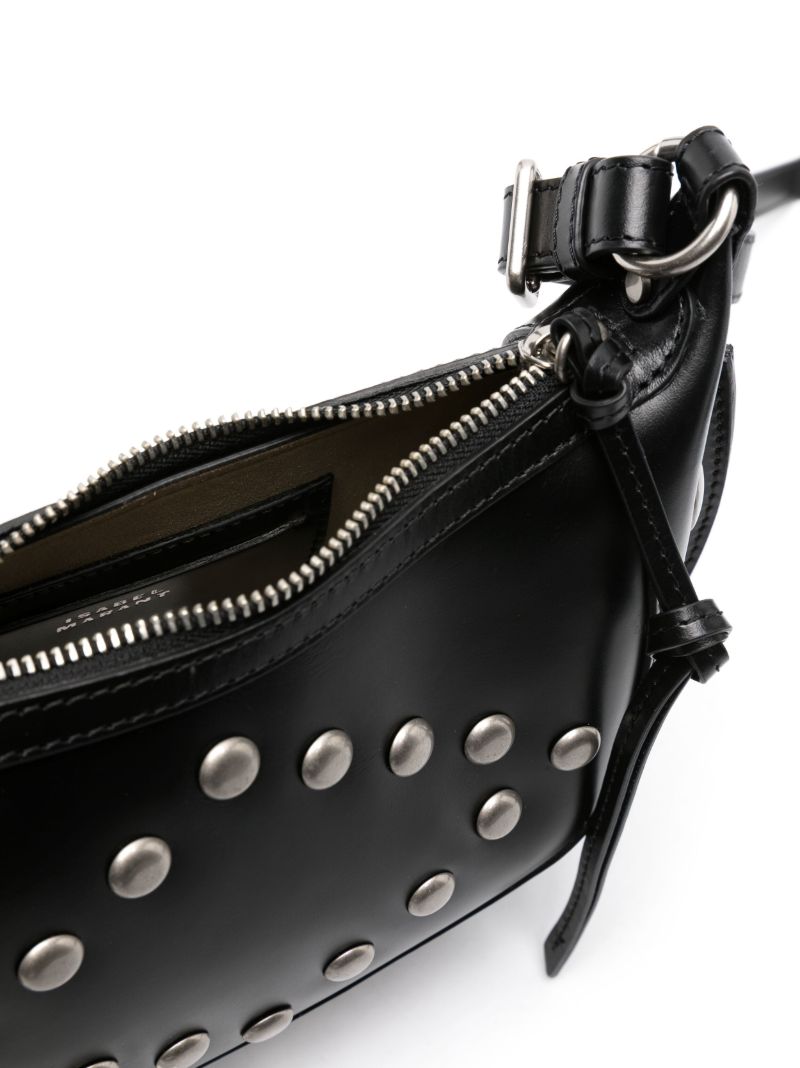 Black Oskan Leather Shoulder Bag