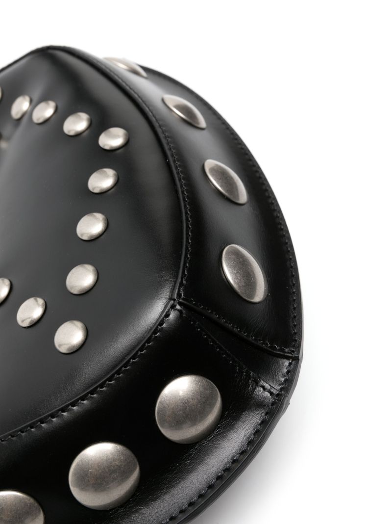 Black Oskan Leather Shoulder Bag