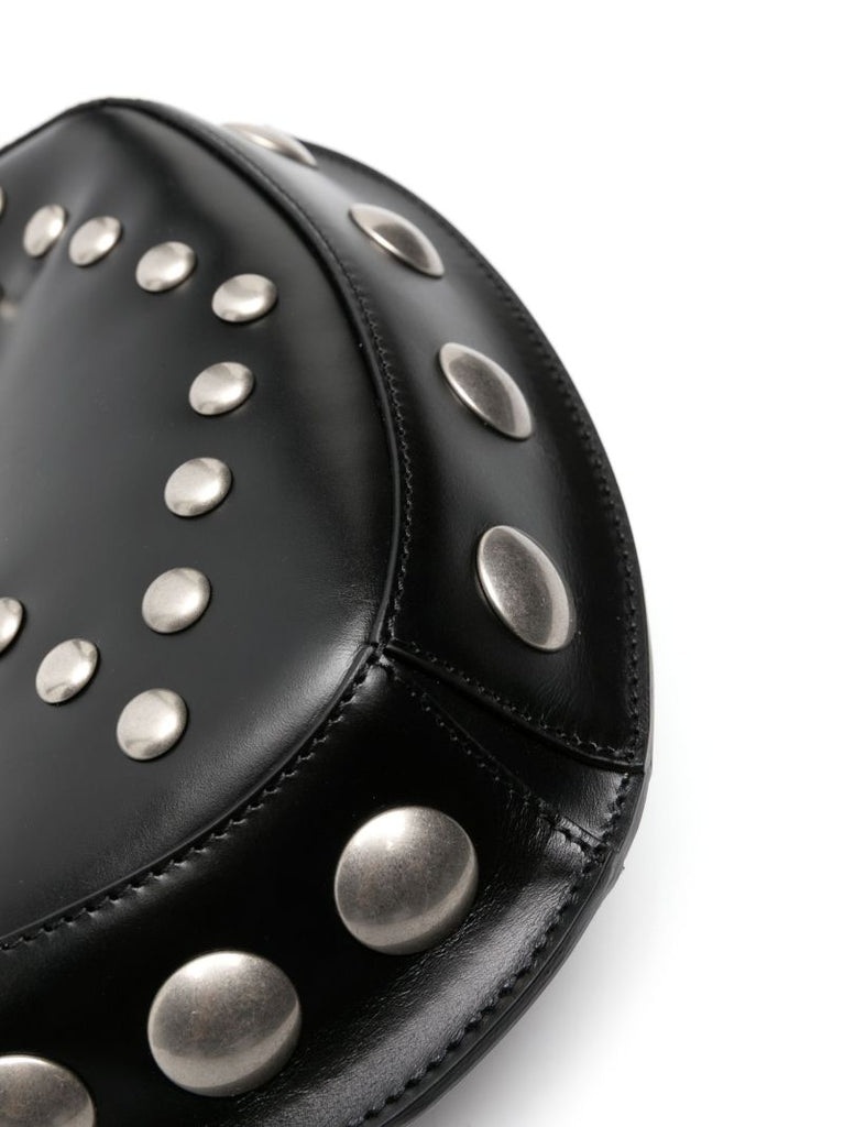 Black Oskan Leather Shoulder Bag