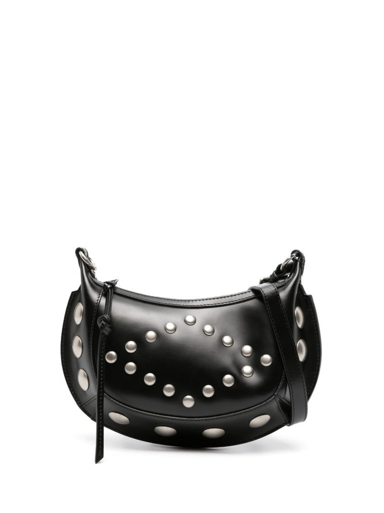 Black Oskan Leather Shoulder Bag