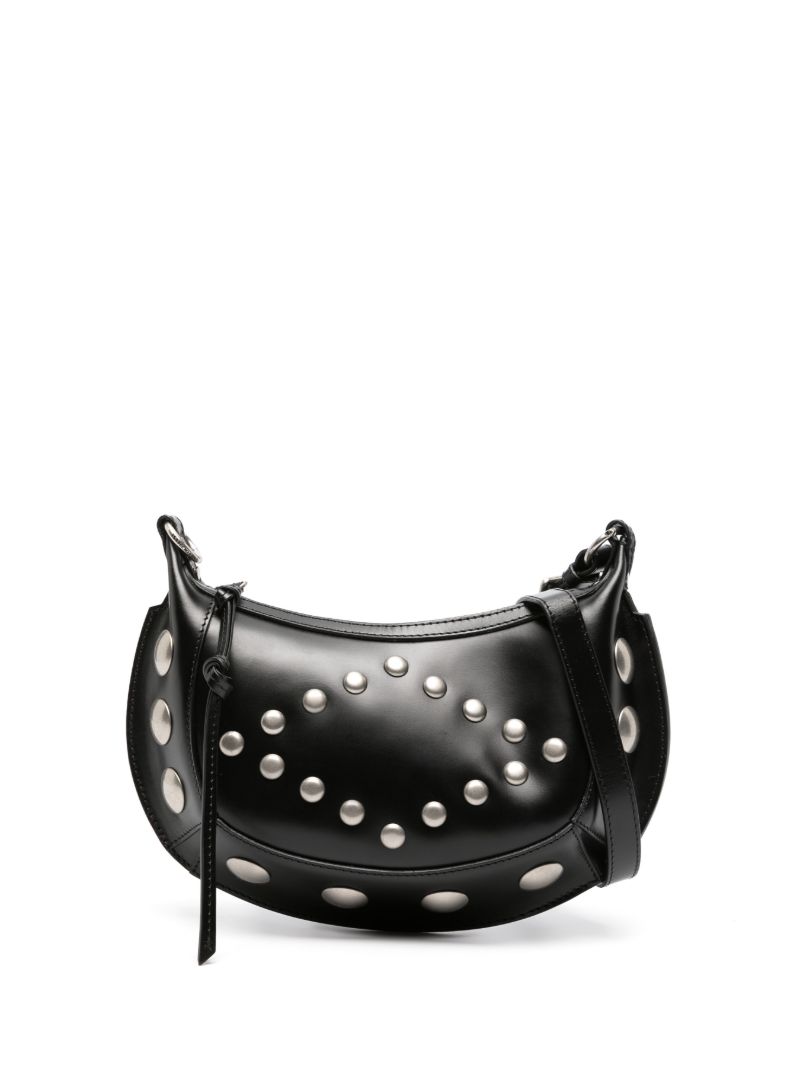 Black Oskan Leather Shoulder Bag