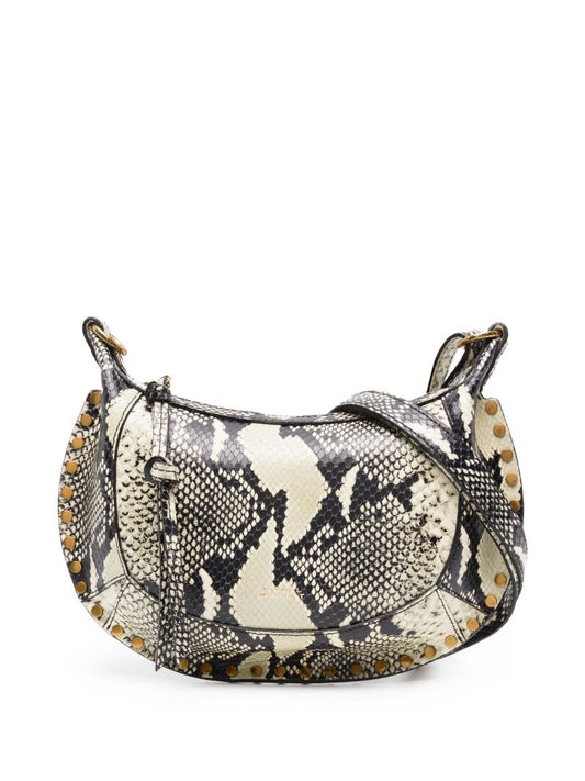 Neutral Oskan Moon Leather Shoulder Bag