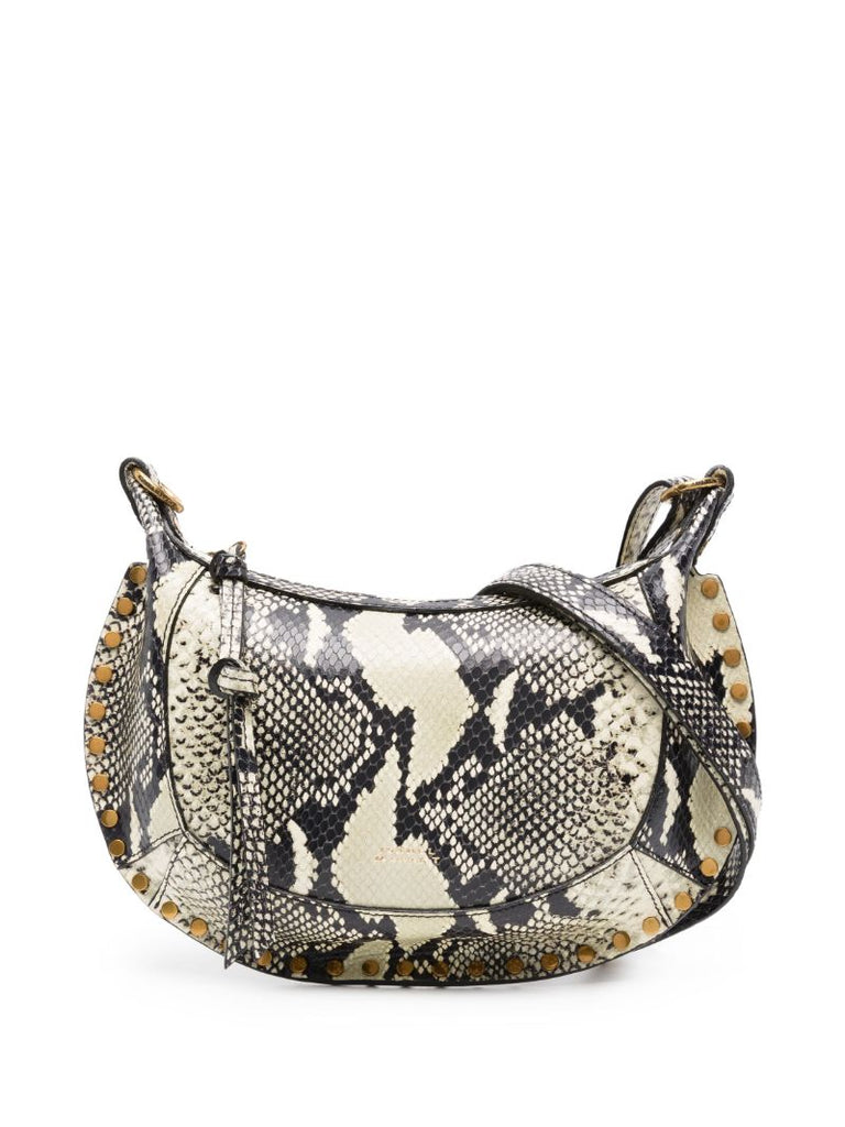 Neutral Oskan Moon Leather Shoulder Bag