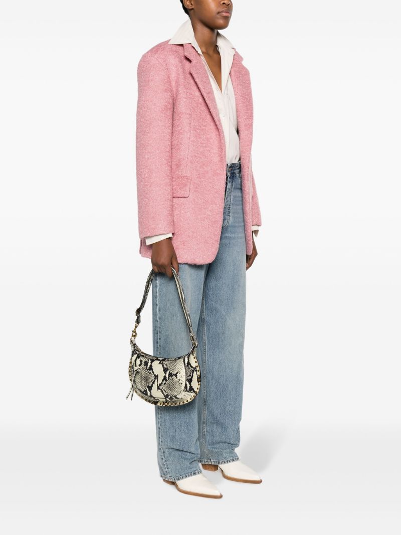 Neutral Oskan Moon Leather Shoulder Bag