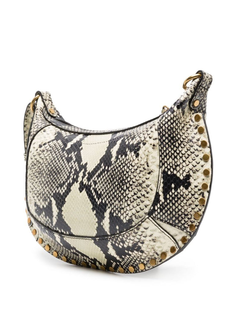 Neutral Oskan Moon Leather Shoulder Bag