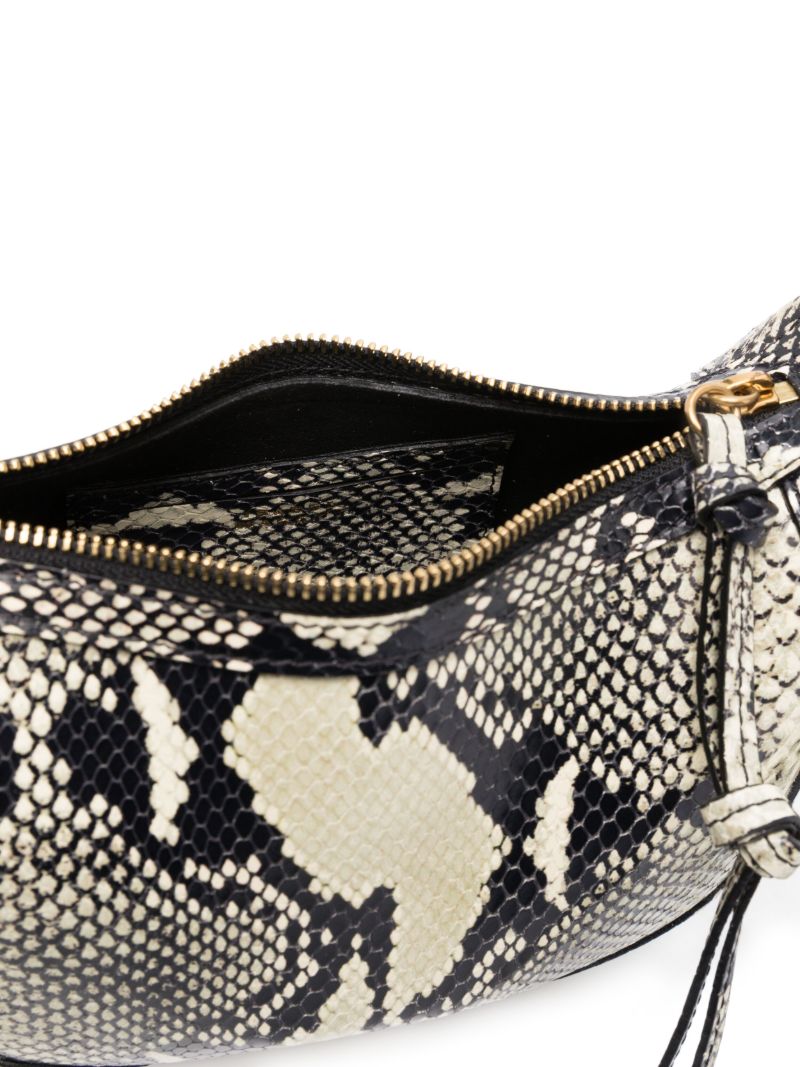 Neutral Oskan Moon Leather Shoulder Bag