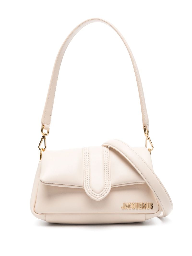 Neutral Le Petit Bambimou Leather Shoulder Bag