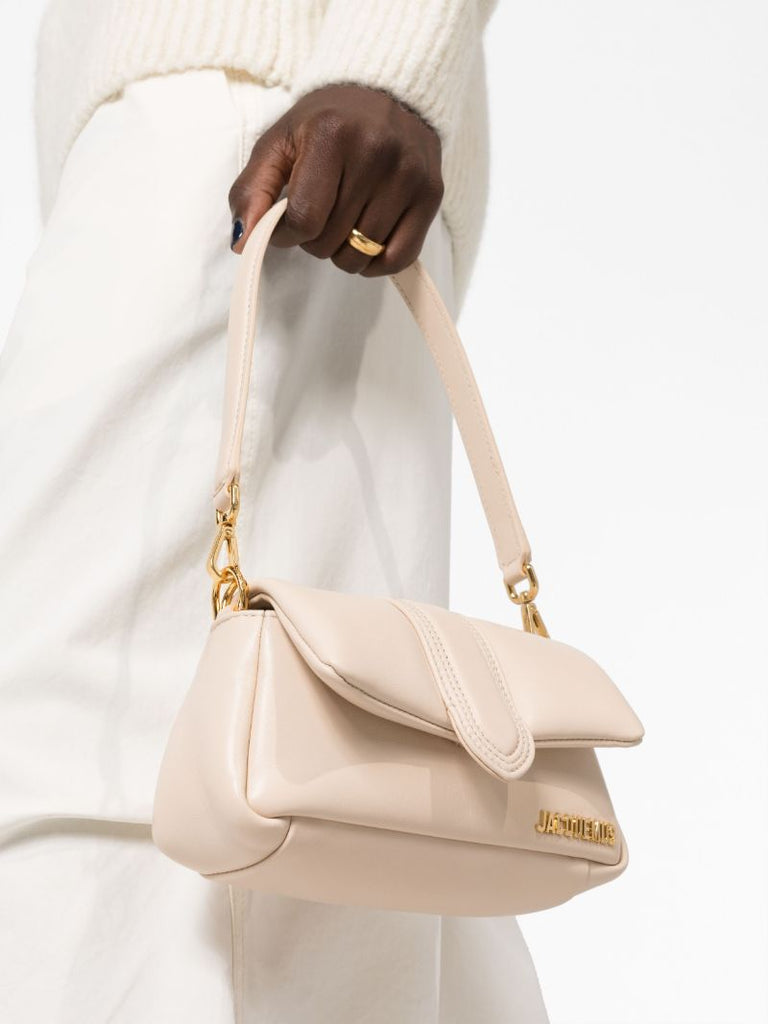 Neutral Le Petit Bambimou Leather Shoulder Bag