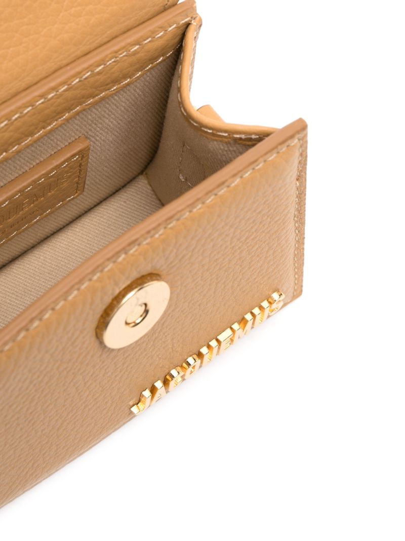Brown Le Chiquito Noeud Leather Top Handle Bag
