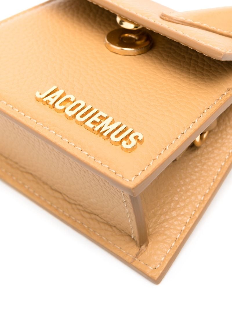 Brown Le Chiquito Noeud Leather Top Handle Bag