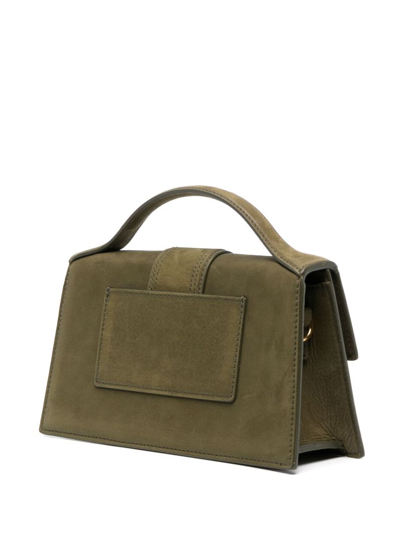 Green Le Grand Bambino Leather Top Handle Bag