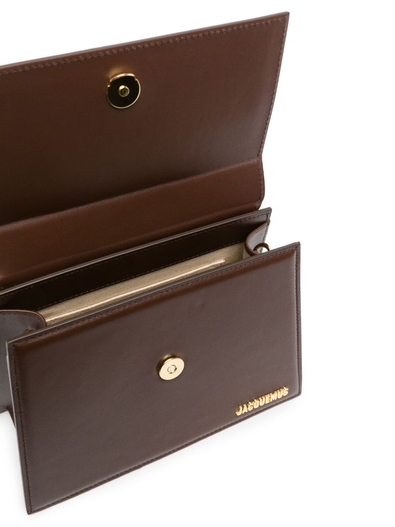 Brown Le Grand Chiquito Leather Top Handle Bag