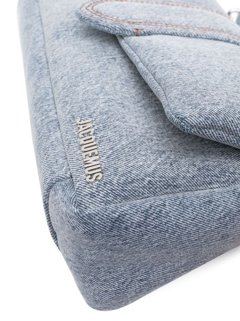 Blue Le Bambimou Denim Shoulder Bag