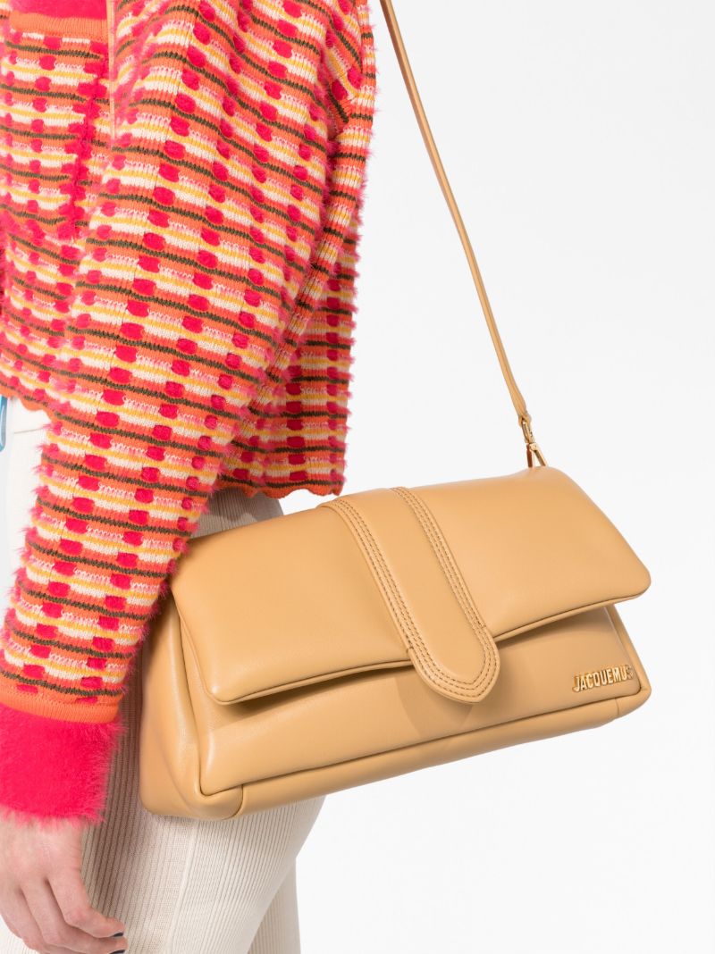 Brown Le Bambimou Padded Shoulder Bag