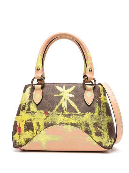 Yellow Britney Small Orborama-print Tote Bag