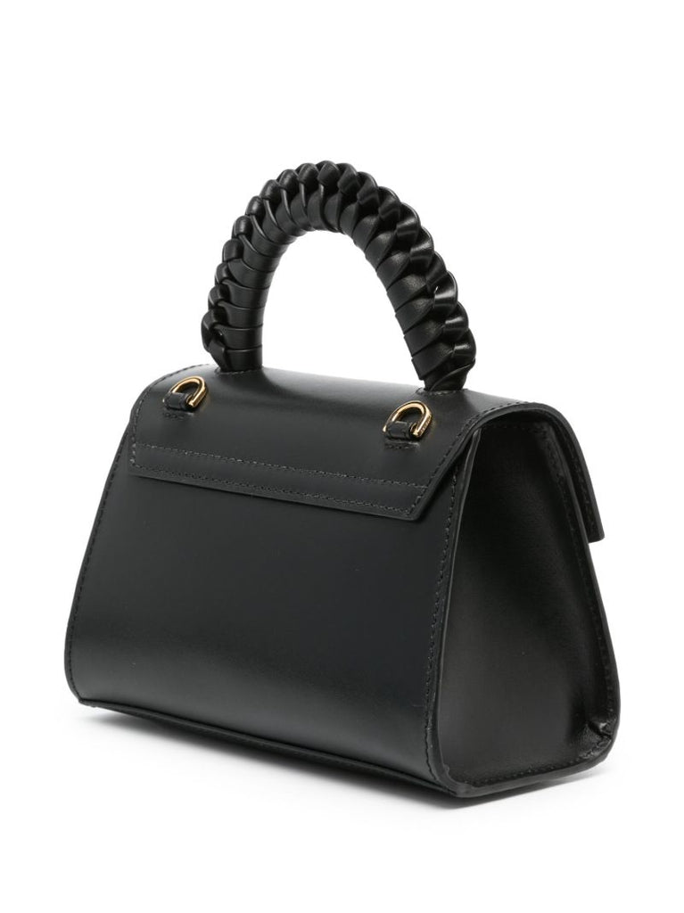 Black Montreal Leather Cross Body Bag