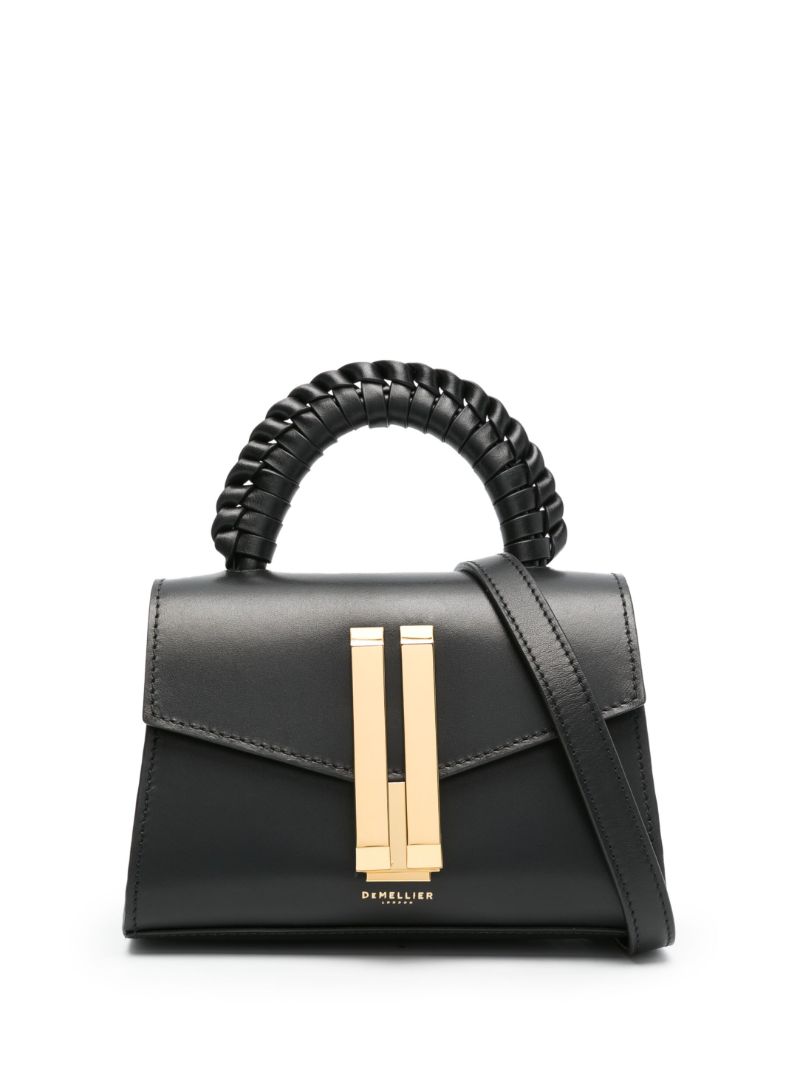 Black Montreal Leather Cross Body Bag
