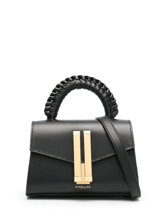 Black Montreal Leather Cross Body Bag