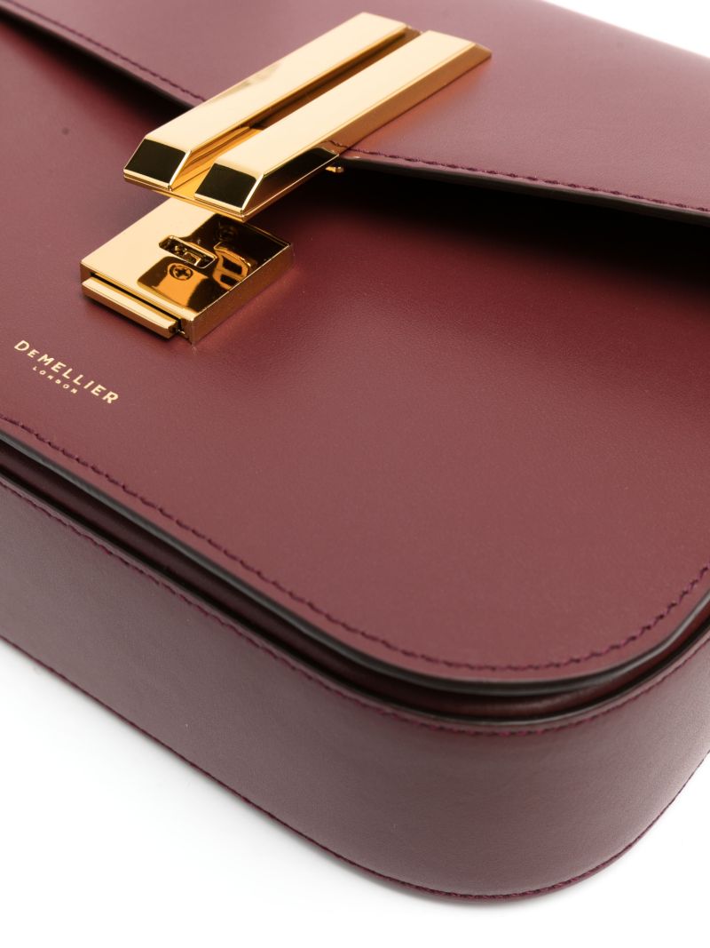 Red Vancouver Leather Cross Body Bag