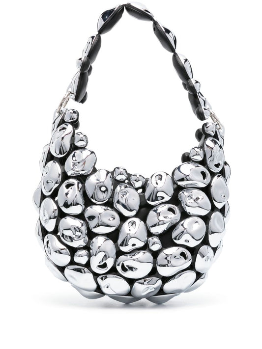 Stone Cloud Pebble Shoulder Bag