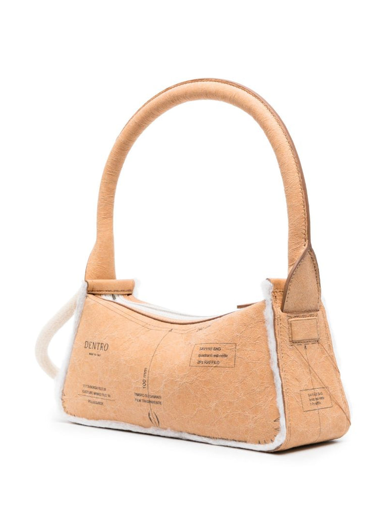 Brown Savvas Mini Tote Bag