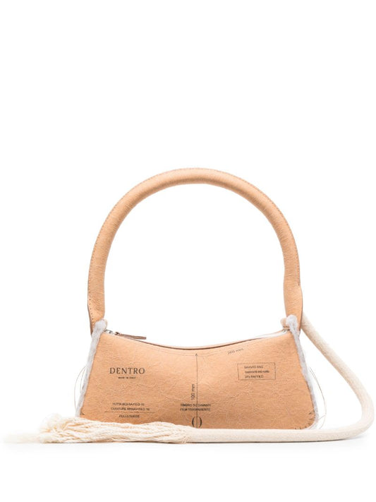 Brown Savvas Mini Tote Bag