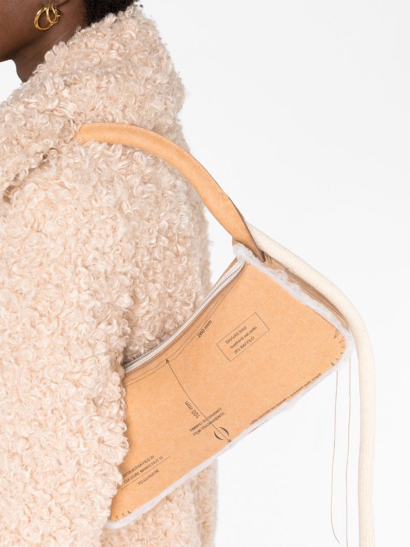 Brown Savvas Mini Tote Bag
