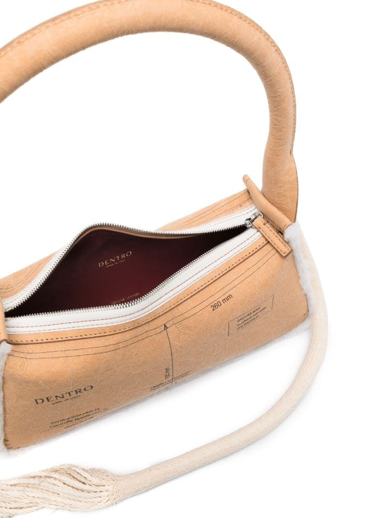 Brown Savvas Mini Tote Bag