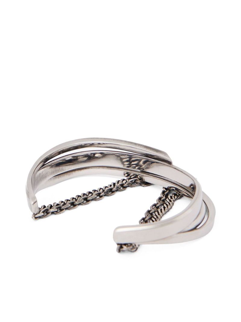 Silver Accumulation Cuff Bracelet